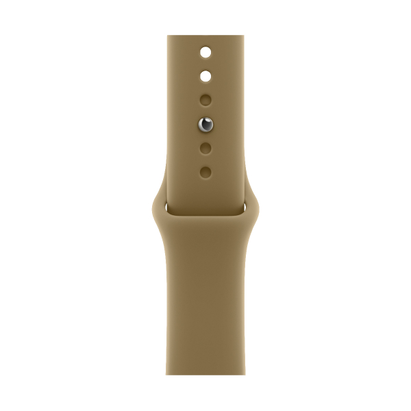 Apple Watch Series 12, 42 мм корпус из алюминия цвета «Dark Bronze», ремешок Sport Band размера M/L цвета «Olive»