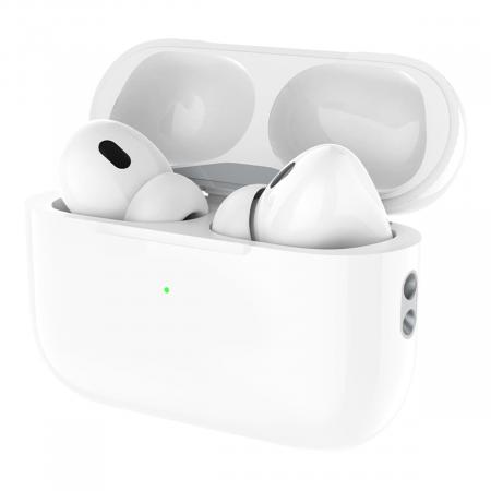 Беспроводные наушники с микрофоном Deppa Air Pro ANC, TWS, BT 5.2, 300 мАч, ANC, QI (44194) Белый