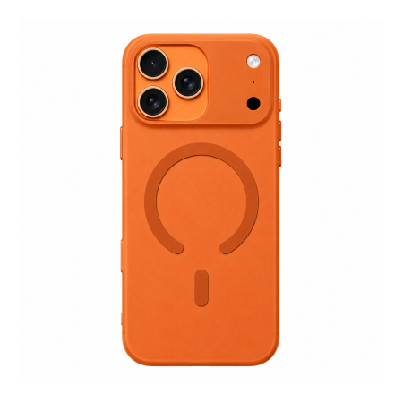 Чехол для iPhone 17 Pro Max с MagSafe Gurdini Slim Series Orange, оранжевый