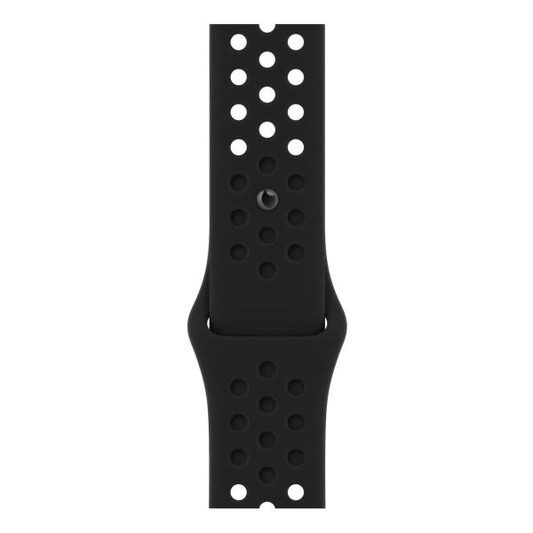 Apple Watch Nike Series 8, 45 мм корпус из алюминия цвета «Midnight», ремешок Nike Sport Band размера S/M цвета «Black/Black»