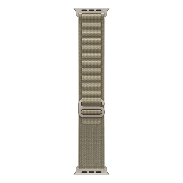 Apple Watch Ultra 2 (2023), 49 мм корпус из титана цвета «Natural», ремешок Alpine Loop размера M цвета «Olive»