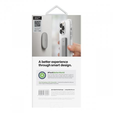 Чехол для iPhone 14 Pro Max UNIQ Heldro Mount +Band Smoke (IP6.7PM(2022)-HELMSMK)