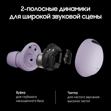 Наушники Samsung Galaxy Buds2 Pro Bora Purple, лавандовый