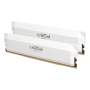 Оперативная память Crucial Pro Gaming by Micron (CP2K32G64C40U5W) DDR5 64GB 6400MHz CL40 UDIMM 2x32GB White