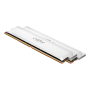 Оперативная память Crucial Pro Gaming by Micron (CP2K32G64C40U5W) DDR5 64GB 6400MHz CL40 UDIMM 2x32GB White