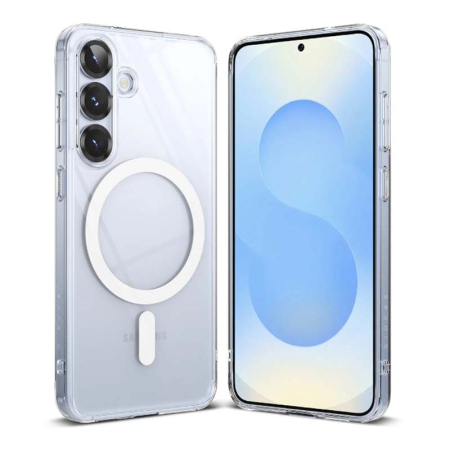Чехол для Samsung Galaxy S25 с MagSafe Keephone Hybrid PRO, Прозрачный