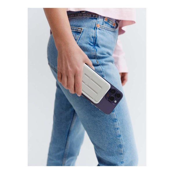 Внешний аккумулятор VLP LITE Power Snap 5000 mAh, 3A, MagSafe, USB-C, Белый