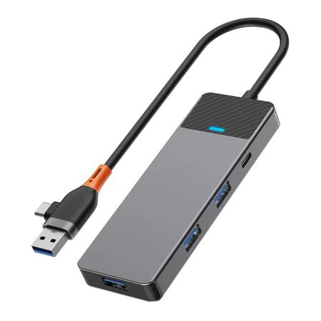 Хаб WiWU Linker Series Hub (A431C) Серый
