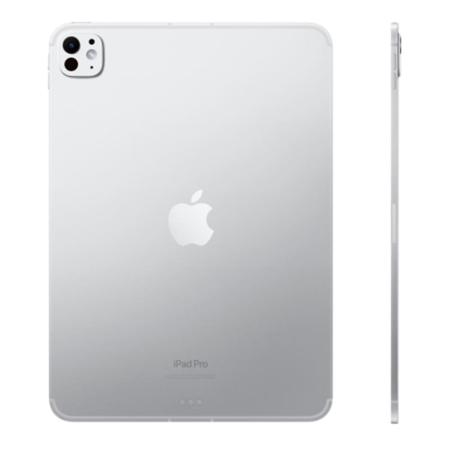 Apple iPad Pro 11" (M4, 2024, 7 gen) Wi-Fi + Cellular 2Tb, нанотекстурное стекло, Silver, серебристый
