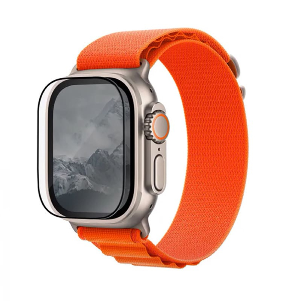 Защитное стекло для Apple Watch Ultra 49 мм UNIQ OPTIX Vivid + installer (49MM-VIVIDCLEAR) Глянцевое
