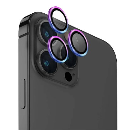 Защитное стекло для камеры iPhone 15 Pro Max UNIQ OPTIX Camera Lens protector Aluminium (IP6.7P(2023)-ALENSIRD) Прозрачное