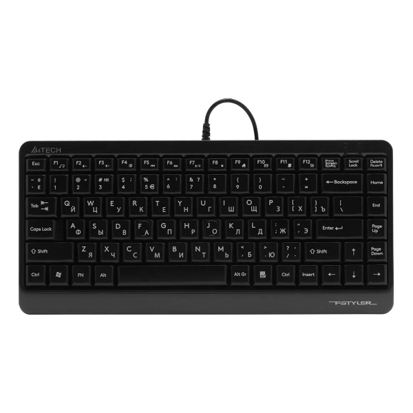 Клавиатура и мышь A4Tech Fstyler F1110 (1919567) Black/Grey, черный/серый