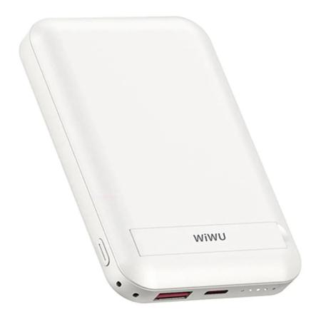 Внешний аккумулятор WiWU 10000mAh Snap Cube Mini Magnetic Wireless Power Bank 2Вт (SC10000WHT) Чёрный