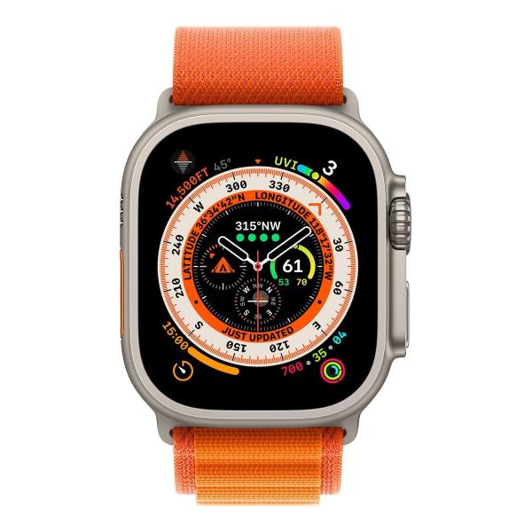 Ремешок WiWU Alpine Loop для Apple Watch 1-9 Series, SE 38/40/41 мм Оранжевый