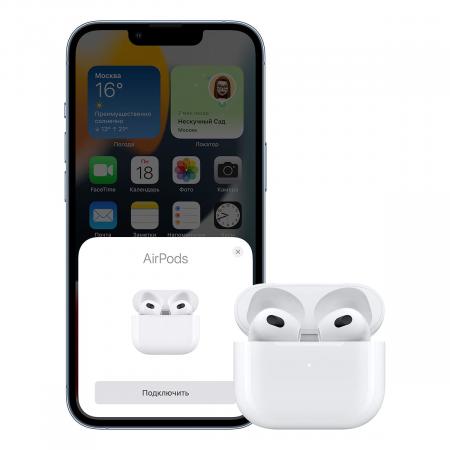 Наушники Apple AirPods 3 White, белый, с беспроводной зарядкой MagSafe