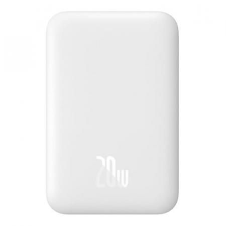 Внешний аккумулятор Baseus 6000mAh Magnetic Wireless Charging Power Bank 20W с MagSafe PPCXW06 (PPCX020002) Белый