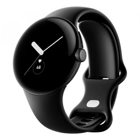 Часы Pixel Watch, 41 мм, Wi-Fi, Matte Black/Obsidian, черный