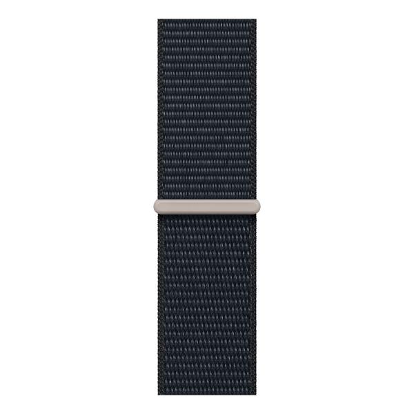Apple Watch SE (2023), 40 мм корпус из алюминия цвета «Midnight», ремешок Sport Loop цвета «Midnight»