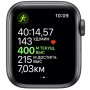 Apple Watch Series 5, 40 мм, корпус из алюминия цвета «серый космос», спортивный ремешок черного цвета