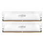 Оперативная память Crucial Pro Gaming by Micron (CP2K32G64C40U5W) DDR5 64GB 6400MHz CL40 UDIMM 2x32GB White