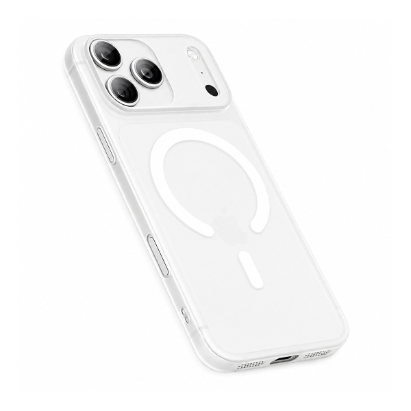 Чехол для iPhone 17 Pro с MagSafe Gurdini Slim Series White, белый