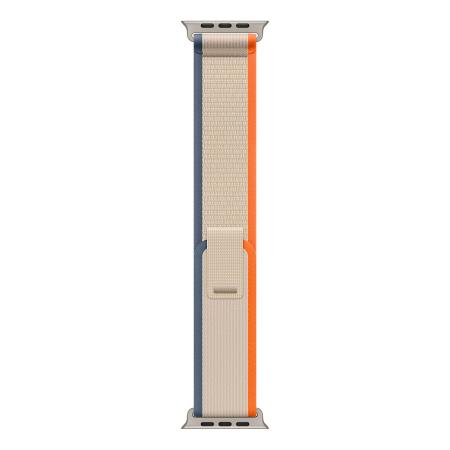 Apple Watch Ultra 2 (2023), 49 мм корпус из титана цвета «Natural», ремешок Trail Loop размера S/M цвета «Orange/Beige»