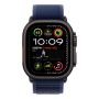 Apple Watch Ultra 2 (2024), 49 мм корпус из титана цвета «Black», ремешок Trail Loop размера S/M цвета «Blue»