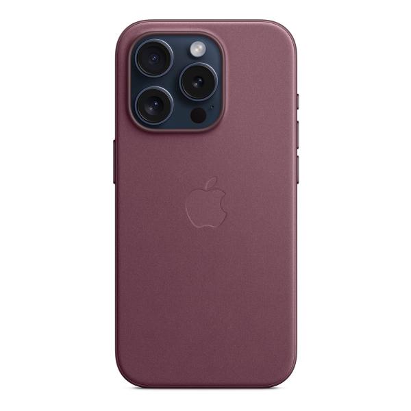 Чехол FineWoven Case для Apple iPhone 15 Pro с MagSafe Mulberry, фиолетовый
