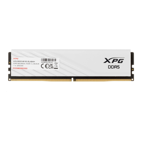 Оперативная память ADATA XPG Lancer Blade (AX5U5600C4616G SLABWH) DDR5 16GB 5600MHz CL46 UDIMM 1x16GB White